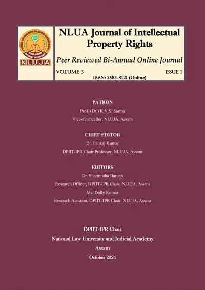 NLUA Journal of Intellectual Property Rights Volume 3 Issue 1